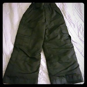 Snow pants (Black cargo) 2T
